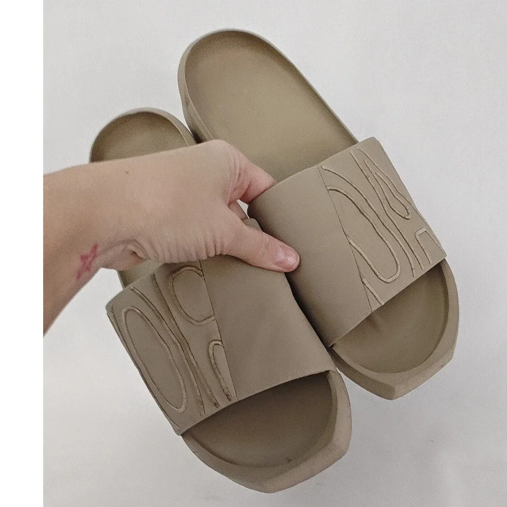 Jordan Nola Slides Tan Beige Khaki‎ Casual  Slide Sandals Block CZ8027-200 10